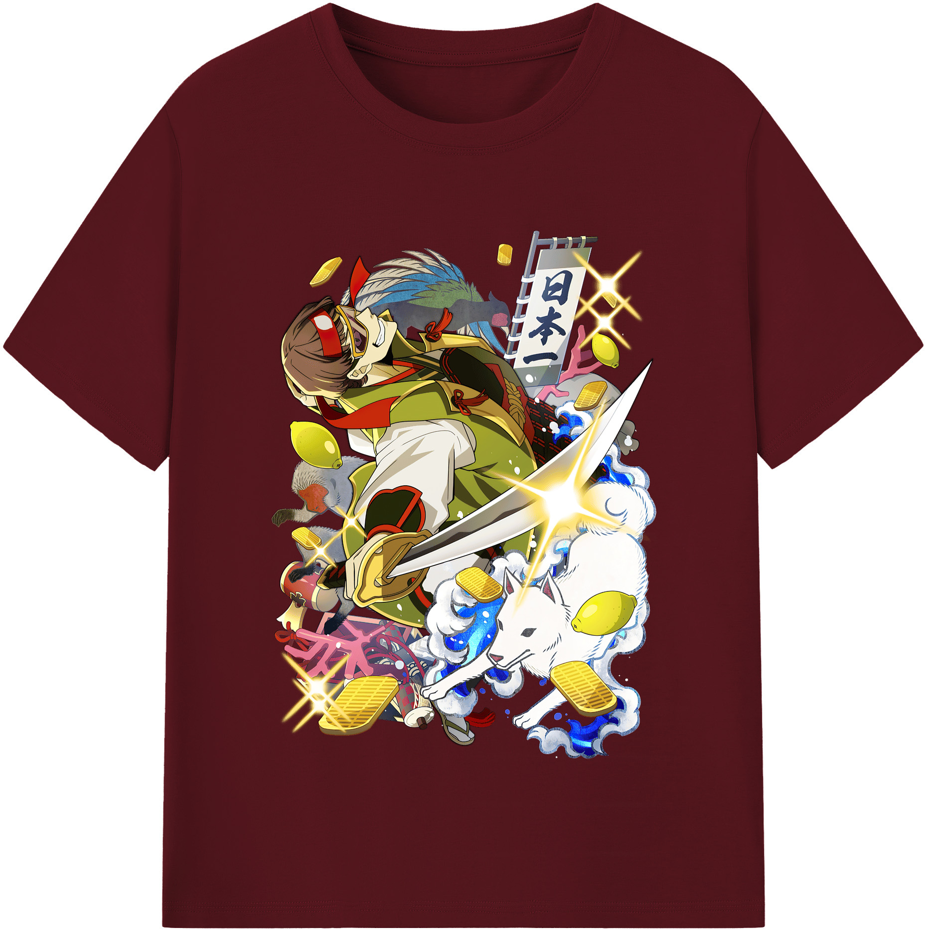 （画像用） 文豪ストレイドッグス Bungo Stray Dogs 綿100％半袖Tシャツ（フロントプリント）